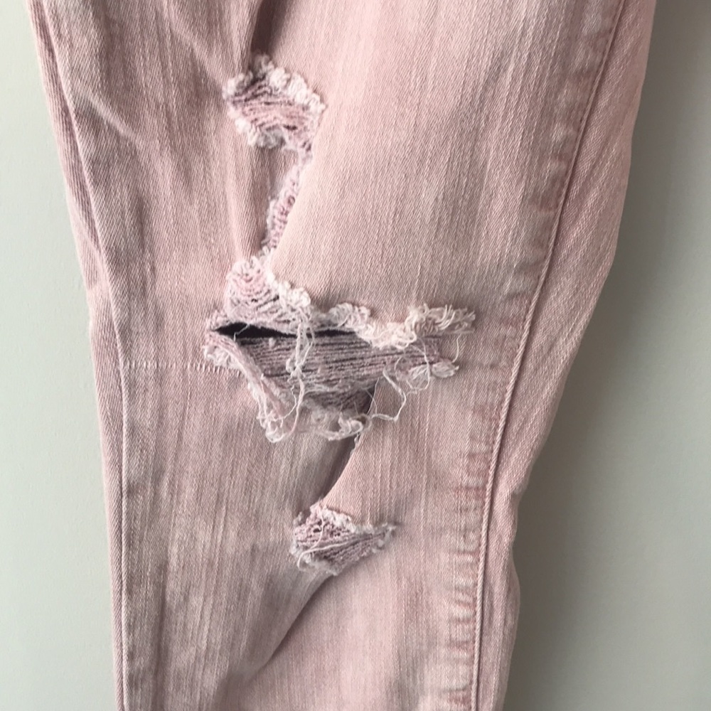 Universal Threads Factory Distressed Jeggings Siz… - image 6